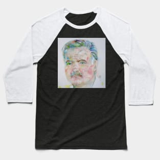 ERNEST HEMINGWAY watercolor portrait .5 Baseball T-Shirt